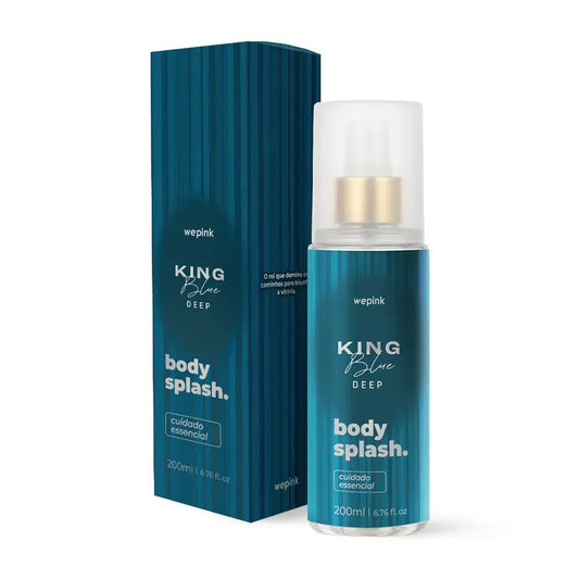 Body Splash King Blue Deep Desodorante Colônia 200ml