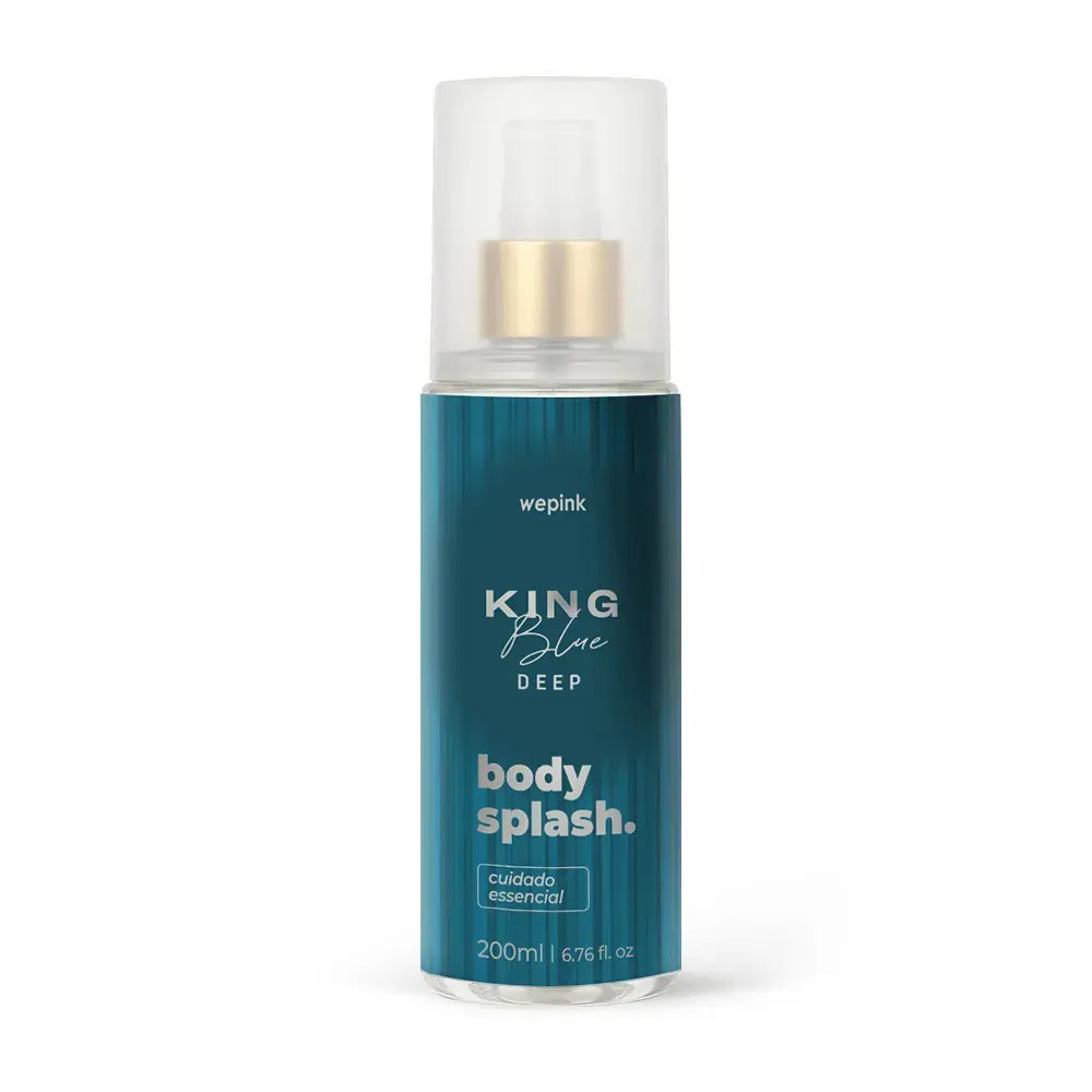 Body Splash King Blue Deep Desodorante Colônia 200ml