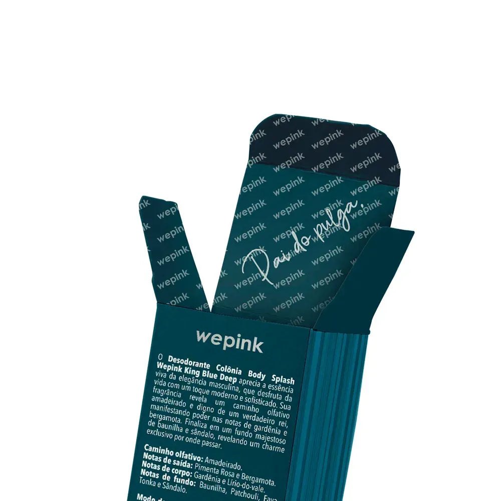 Body Splash King Blue Deep Desodorante Colônia 200ml