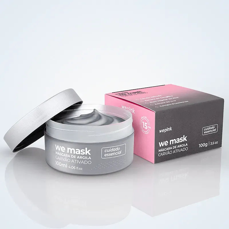 We Mask - Máscara de Argila Carvão Ativado 100g