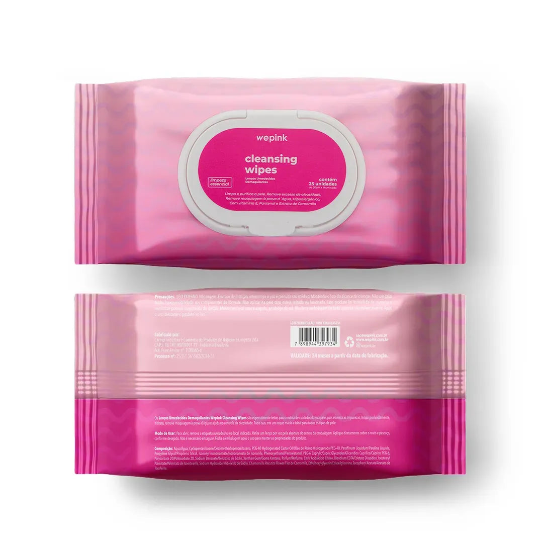 Cleansing Wipes Lenço Umedecido Demaquilante 25 un