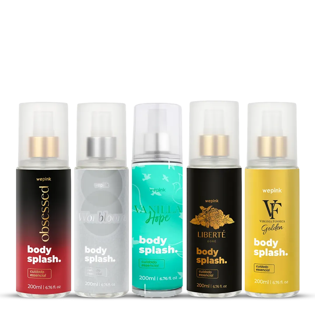 Kit Body Splash Obsessed + Wonbloom + Vanilla Hope + Liberté Doré + VF Golden