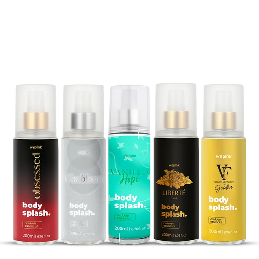 Kit Body Splash Obsessed + Wonbloom + Vanilla Hope + Liberté Doré + VF Golden